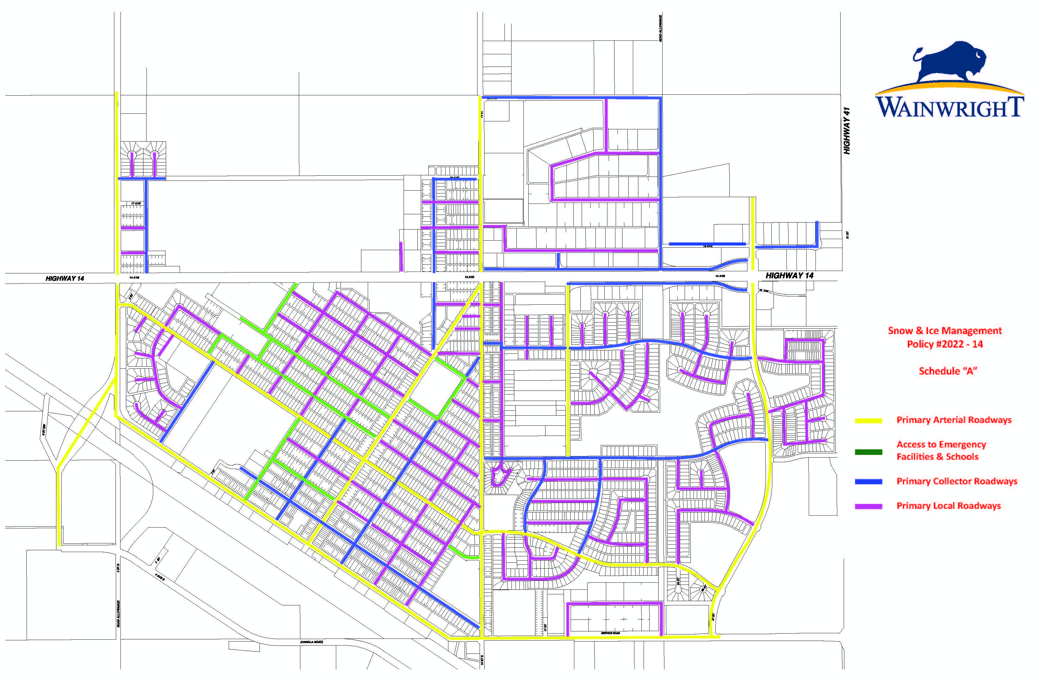 Snow and Ice Removal Map