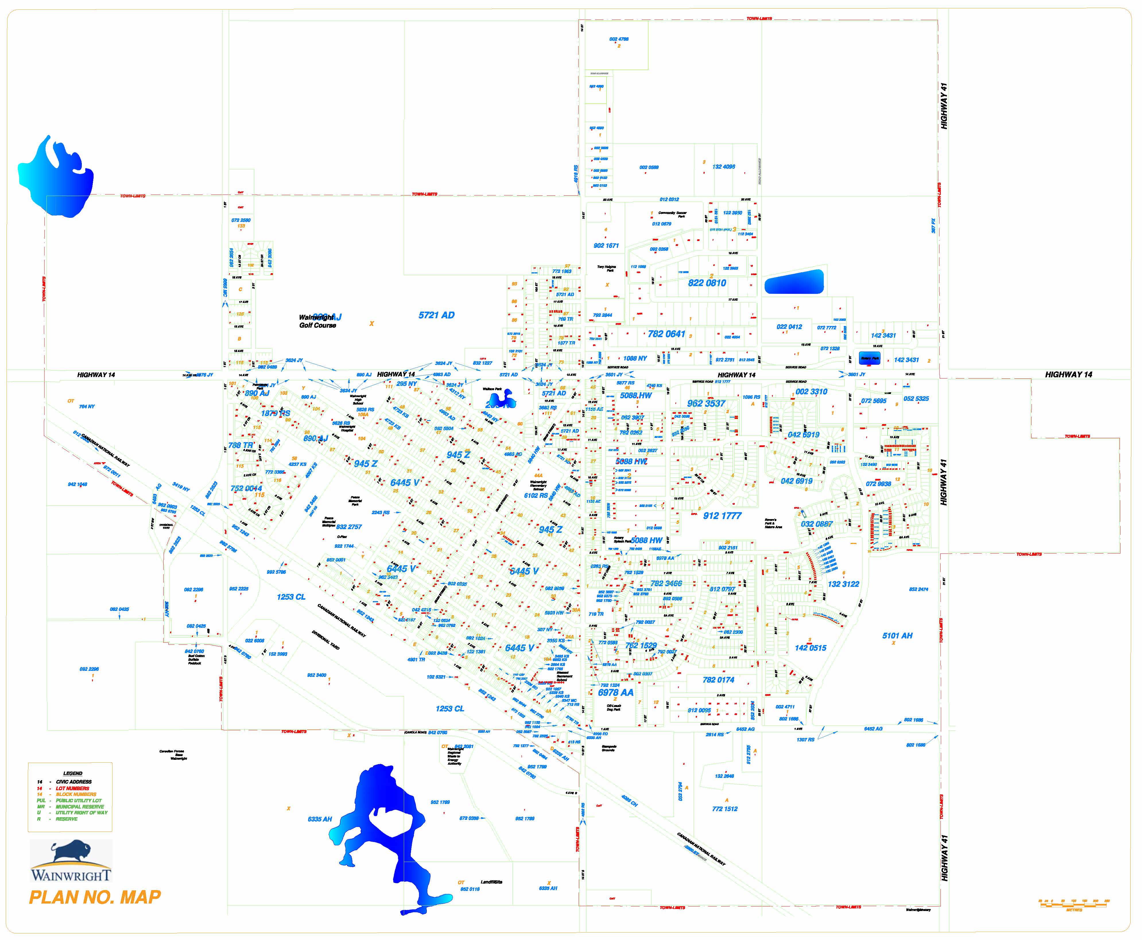 Plan Number Map